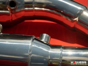 Alfa Romeo Giulia Downpipe Set - 2.9L - TUO - w/ Enlarged Shell